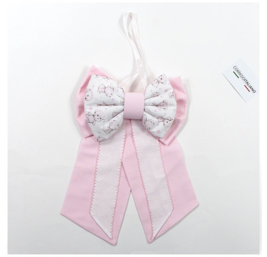 Birth bow with aida cloth to embroider - Corredo Italiano® CI135R
