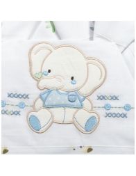 Set lenzuola per lettino baby - Elefantino - Bruco Bruco EL2171