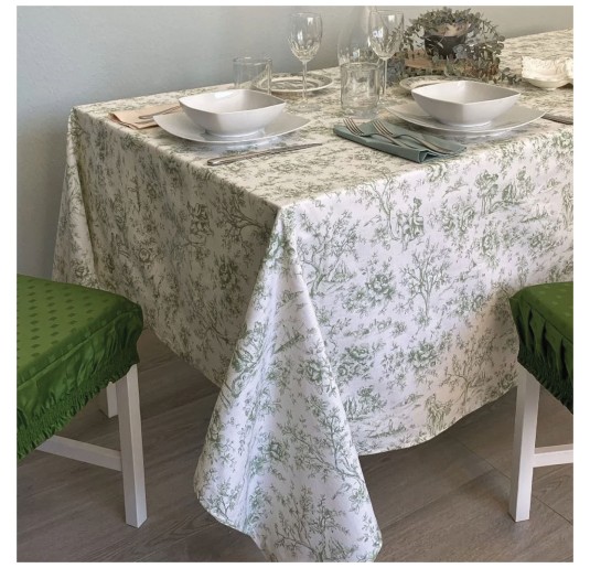 China - tovaglia in cotone con tovaglioli Corredo Italiano®