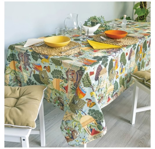 India - table cloth with napkins by Corredo Italiano®