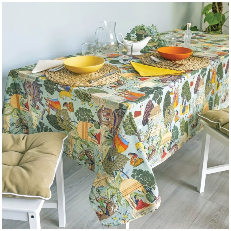 India - table cloth with napkins by Corredo Italiano®