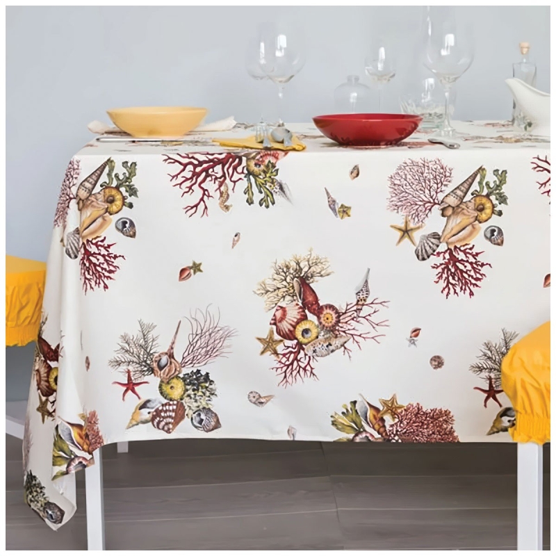 Shells - tablecoth cotton with...