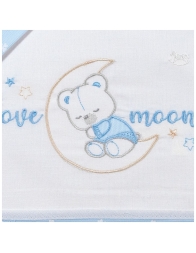 Cradle Pram sheet set - Mio Piccolo LC13306