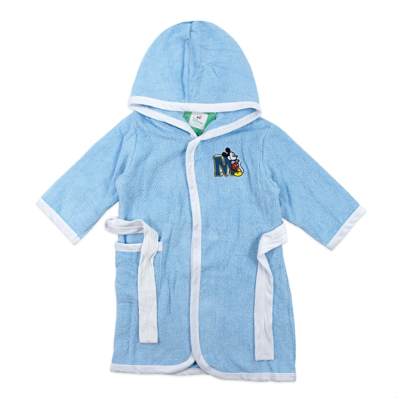 Baby terry bathrobe Mickey Mouse Disney with soft hood