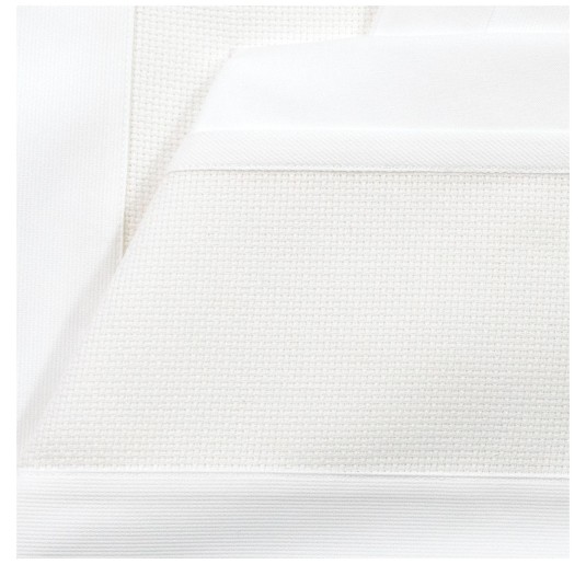 Set lenzuola culletta e carrozzina con tela aida ricamabile - Fatina 44682 2