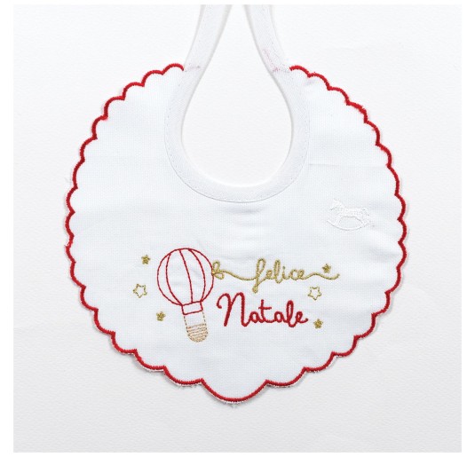 Christmas Cotton Bib “Merry Christmas” – Mio Piccolo