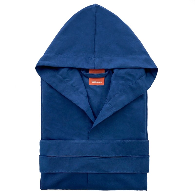 Accappatoio in microfibra Gabel modello salvaspazio con cappuccio