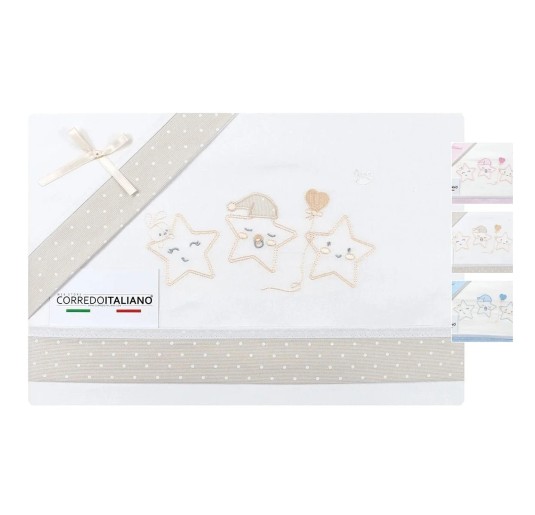 Flannel cradle bed sheet set FLC311 - Mio Piccolo