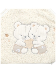 Triangle Terry Baby Hooded Towel – Tender Teddy Bears – Mio Piccolo 57313