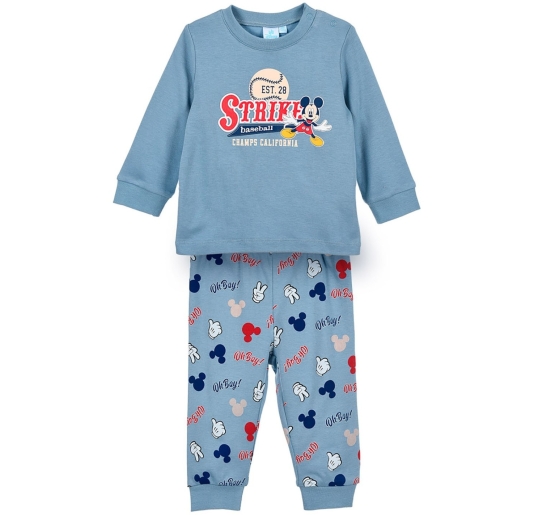 Pigiamino bimbo in caldo cotone interlock - Topolino - Disney HY03116B 2