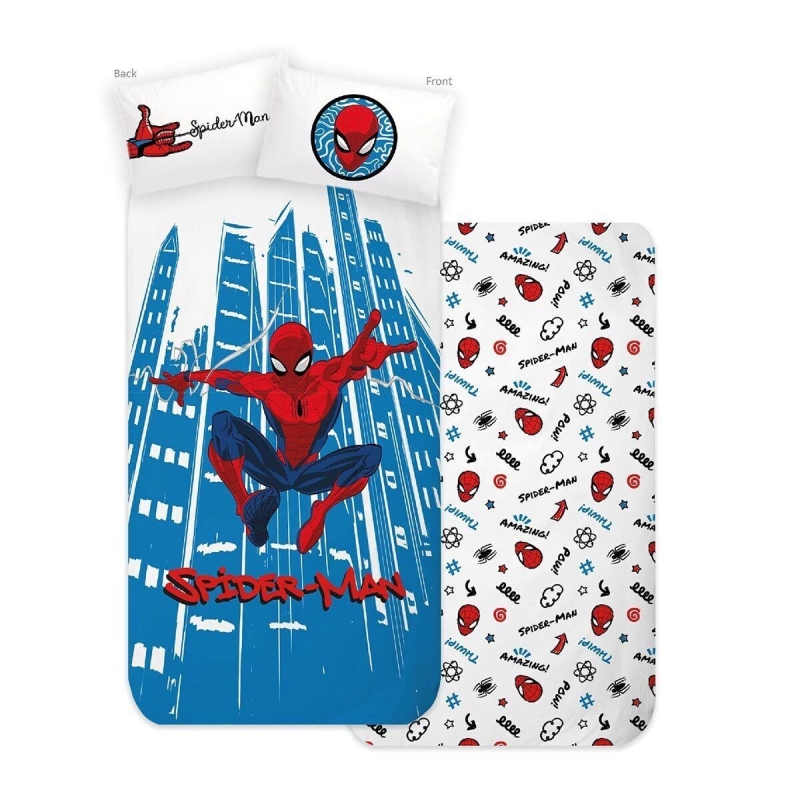 Spiderman - single bed sheet set cotton 524811