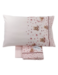 Made in Italy flannel crib sheet for baby crib