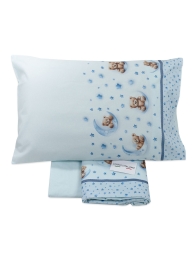 Made in Italy flannel crib sheet for baby crib