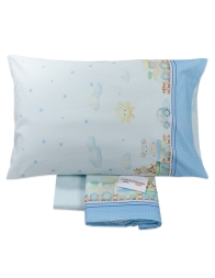 set lenzuola lettino neonato in flanella Corredo Italiano