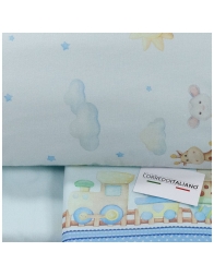 Flannel Crib Sheet Set for Baby – Little Toys CIFL022 - Corredo Italiano