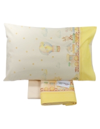 baby crib flannel sheet set 100% cotton Made in Italy
