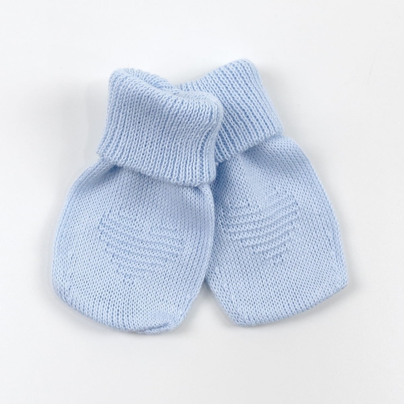 Anti-scratch cotton baby mittens –...