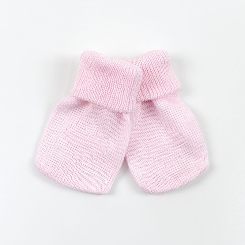 Anti-scratch cotton baby mittens –...