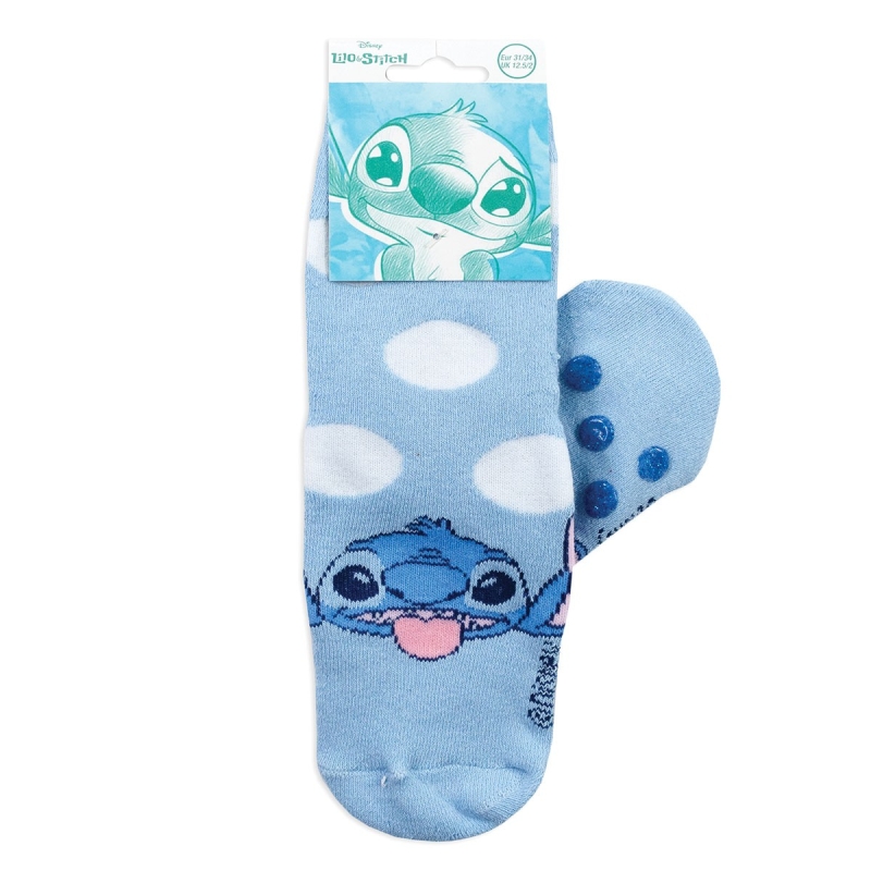 Kids non-slip socks Stitch for indoor use