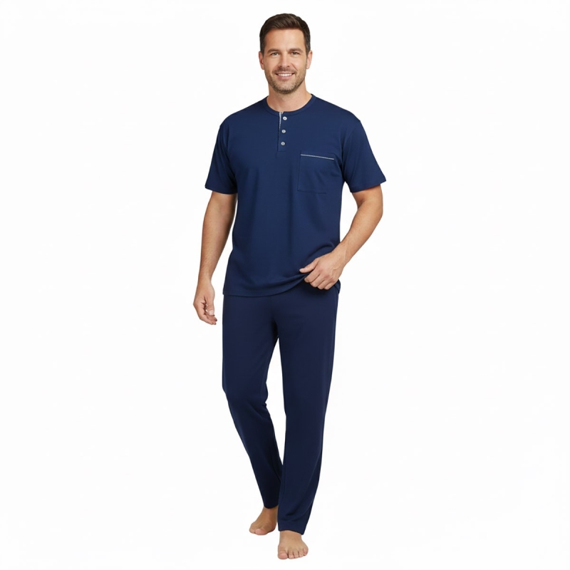 3-piece pajamas for men cottonmaxi...