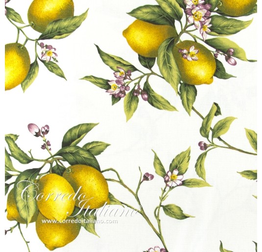 Sorrento - tablecloth with lemons various sizes: 2