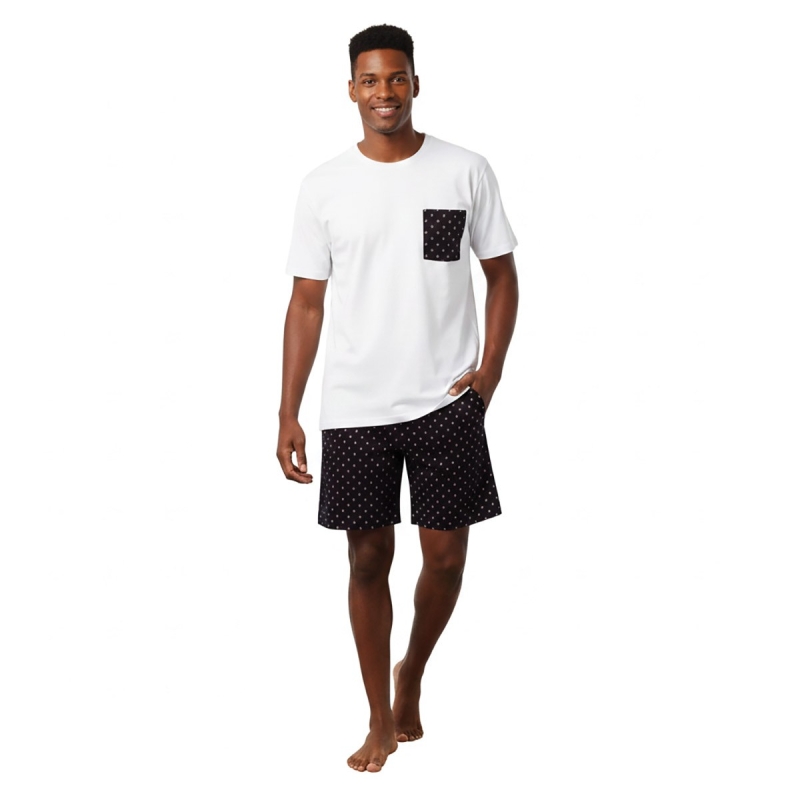 Round Neck short cotton pajamas Bip Bip 3118
