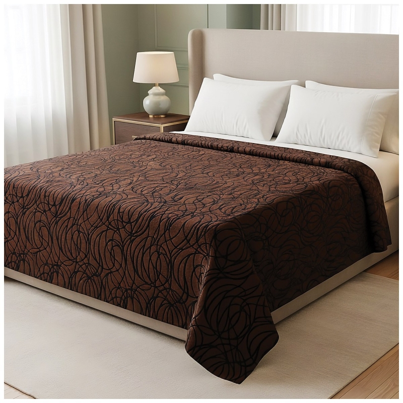 Copriletto Jacquard matrimoniale - Melody - Bic Ricami