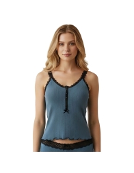 Marta - Shoulder strap top with lace by Ma.di.Va.