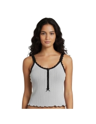 Marta - Shoulder strap top with lace by Ma.di.Va.