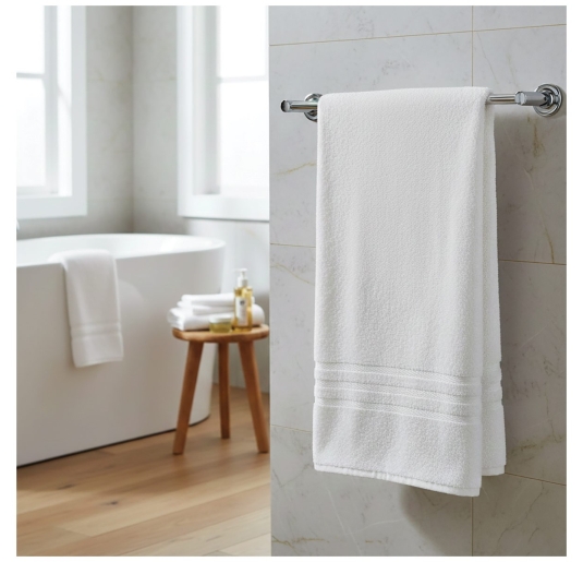 Telo da bagno in spugna di puro cotone 500 gsm - Linea Hotellerie