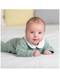 Chenille sleepsuit with embroidered owl – Coccode’ C60036