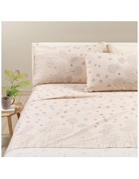 Cotton bed sheets set for european king bed – Country Chic 2 – Caleffi