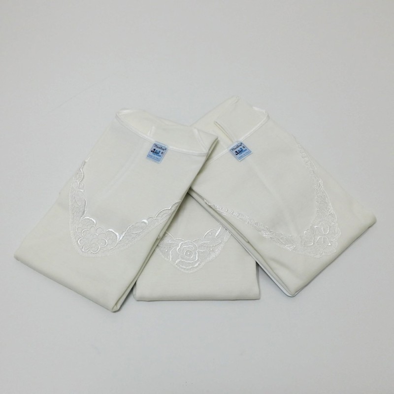 Canottiera lana & cotone spalla larga...