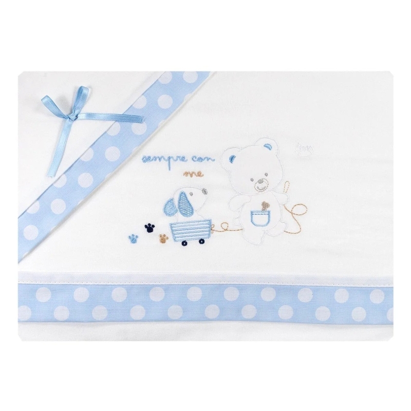 Flannel cradle bed sheet set - FLC925...