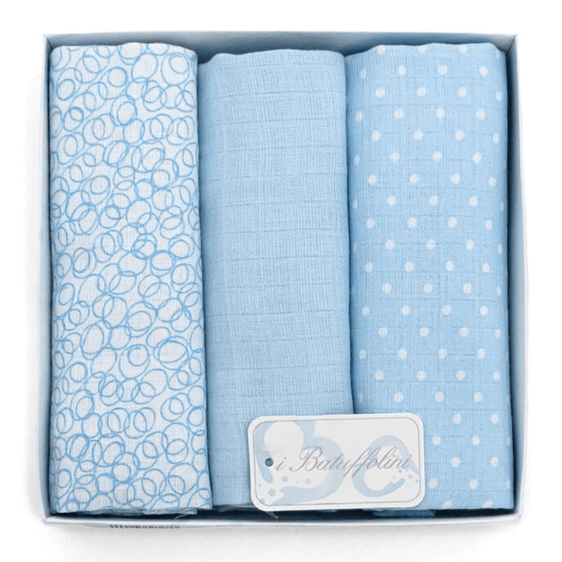 Set di 3 quadrati di garza - B31610AZ...