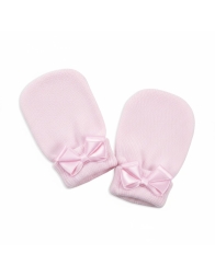 Anti-scratch baby mittens for the first months in warm cotton - CI2026 - Corredo Italiano