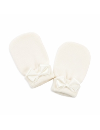 Baby girl anti-scratch mittens soft breathable for first months