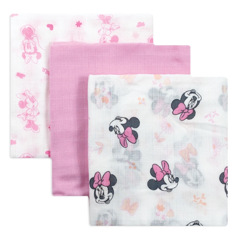 Minnie - Set 3 quadrati di garza cotone Disney WX6104E