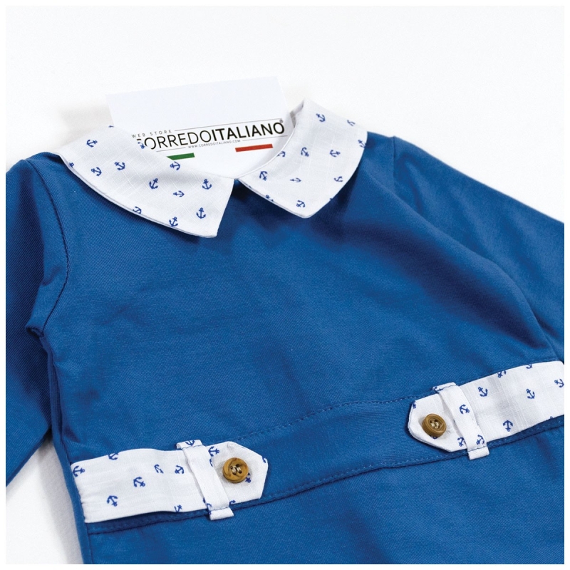 Tutina in cotone jersey con...