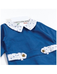 Cotton Jersey Baby Sleepsuit with Snap Buttons - KTU193 - Klaiadì