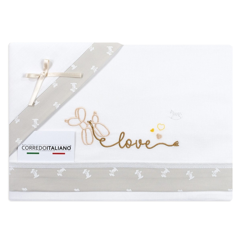 Set lenzuola culletta e carrozzina - LC323 - Mio Piccolo