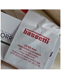 Bassetti virgin goose down duvet 10/90 - various sizes