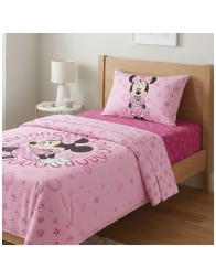 Set lenzuola 1 posto cotone - Minnie Fuxia 524897 - Disney