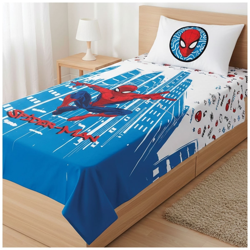 Set lenzuola cotone 1 posto - Spiderman 524811 - Marvel
