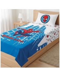 Single bed sheet set cotton - Spiderman 524811 - Marvel