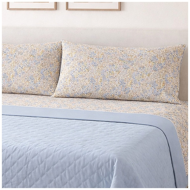 Completo lenzuola in cotone matrimoniale - Tecla - Gabel