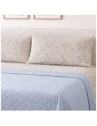 Completo lenzuola in cotone matrimoniale - Tecla - Gabel