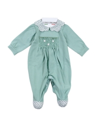 Set corredino prima uscita neonata in fresco cotone - KLDK191 - Klaiadi