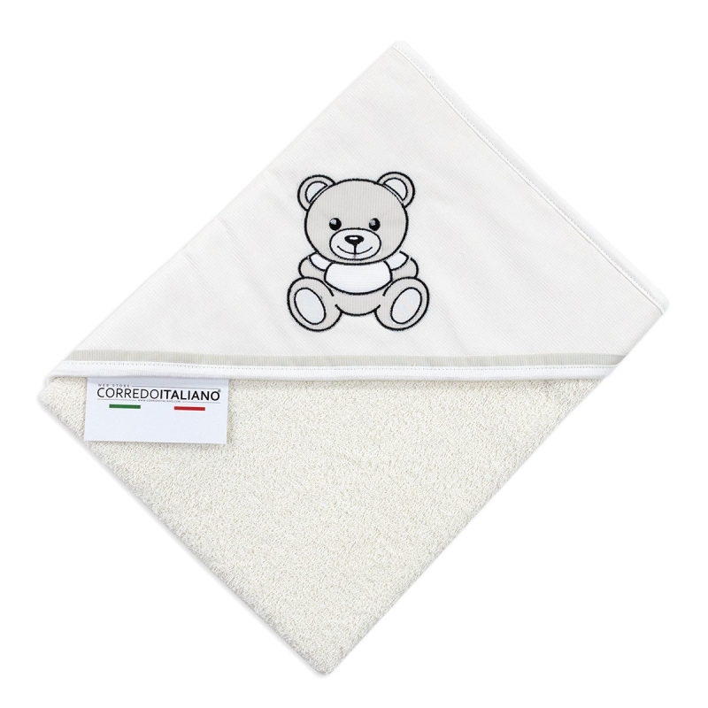 Triangular Terry Bathrobe - Teddy...