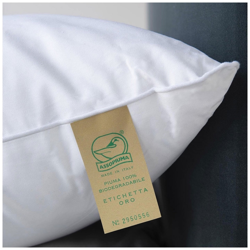 Guanciale in 100% piuma d'oca 50x80 cm - Orta - Molina